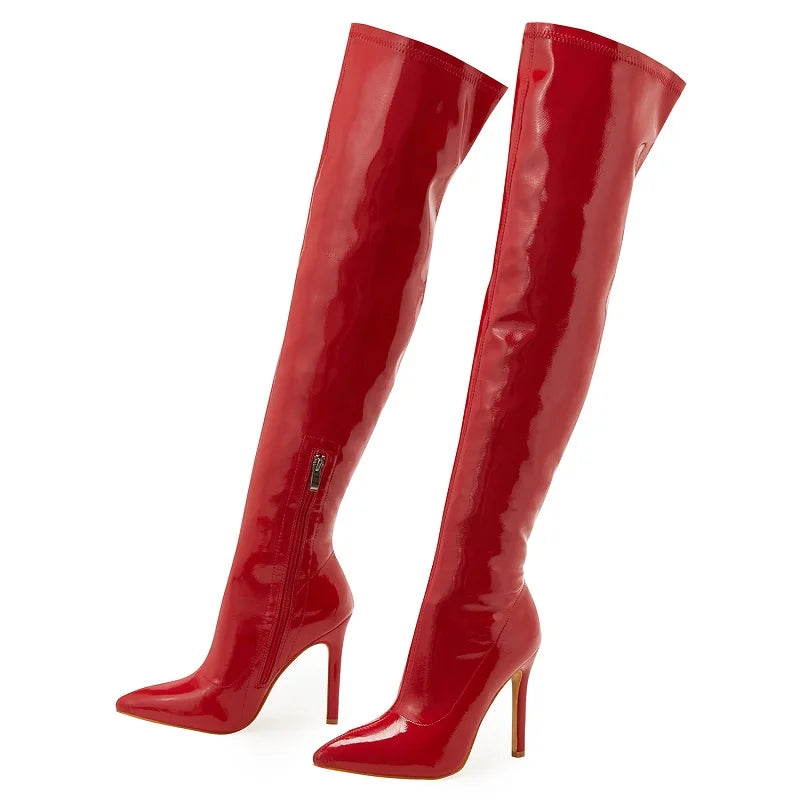 Crimson Command Boots