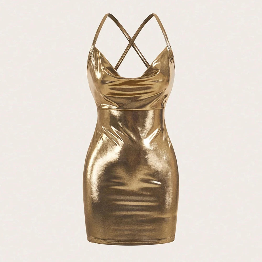 Shiny Desires Mini Dress